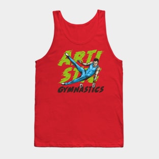 vector of man artistic gymnastic Tank Top